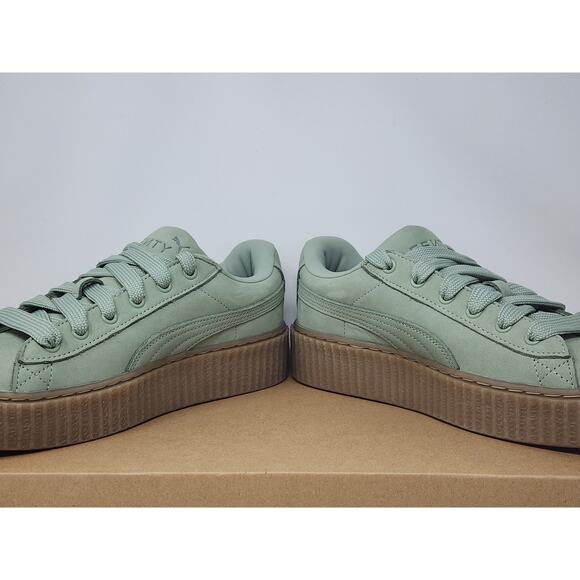 Puma Creeper Phatty Rihanna Fenty WMNS GREEN FOG 399865-02 Size 8.5w - Picture 6 of 7